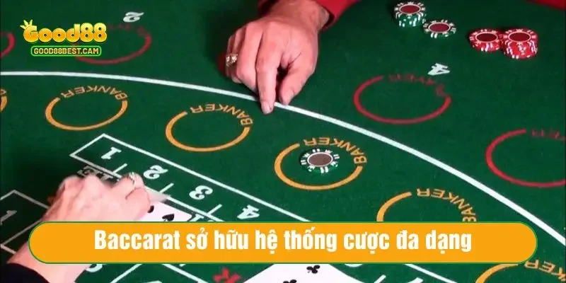Cách Đánh Baccarat Hiệu Quả - Mẹo Làm Chủ Ván Bài Baccarat Chuẩn 2 Baccarat sở hữu hệ thống cược đa dạng